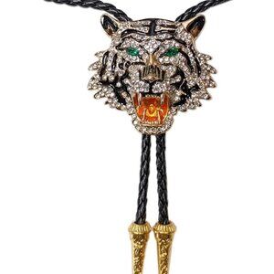 Golden Tiger Bolo Tie